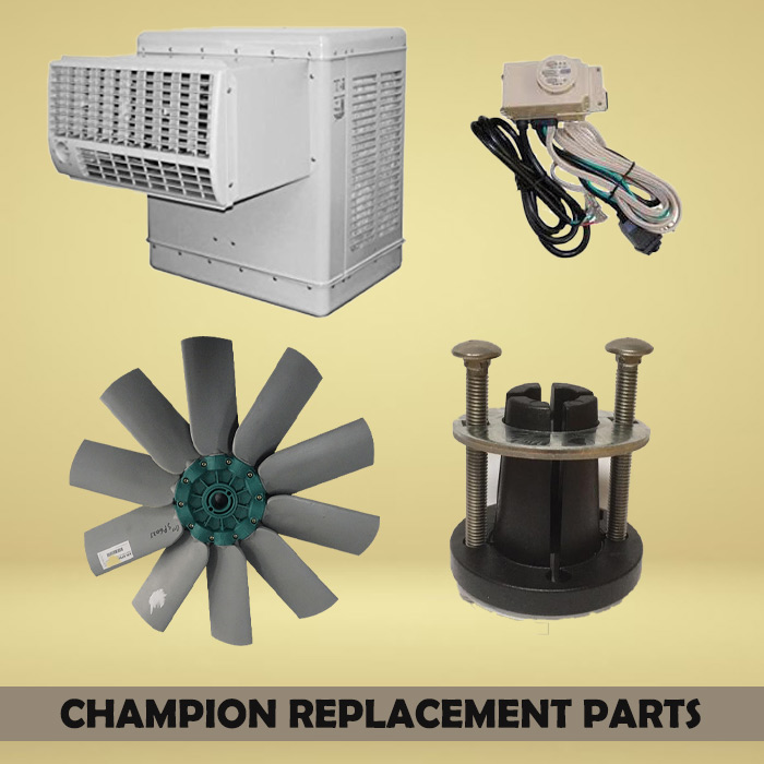 Champion swamp cooler replacement parts