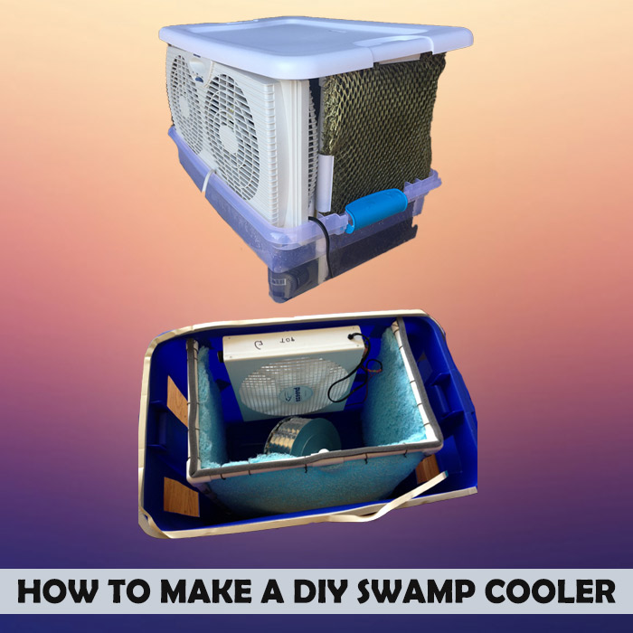 How to make a DIY swamp cooler