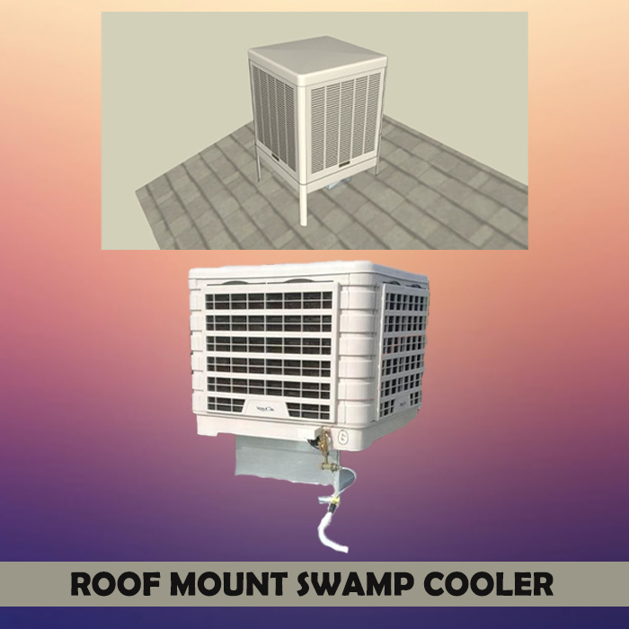 Roof mount swamp cooler