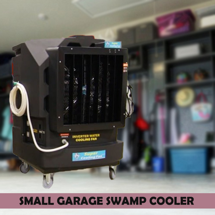 Small garage swamp cooler