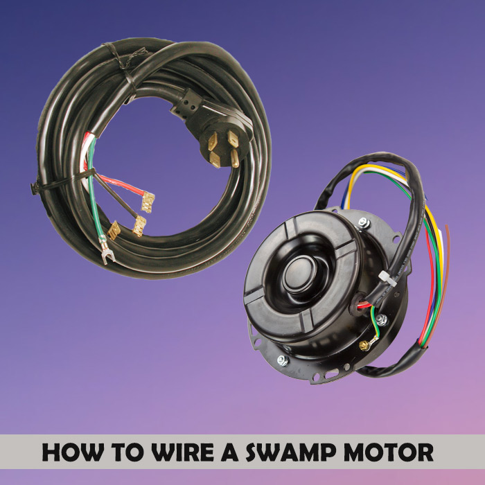 How to wire a swamp cooler motor and pump