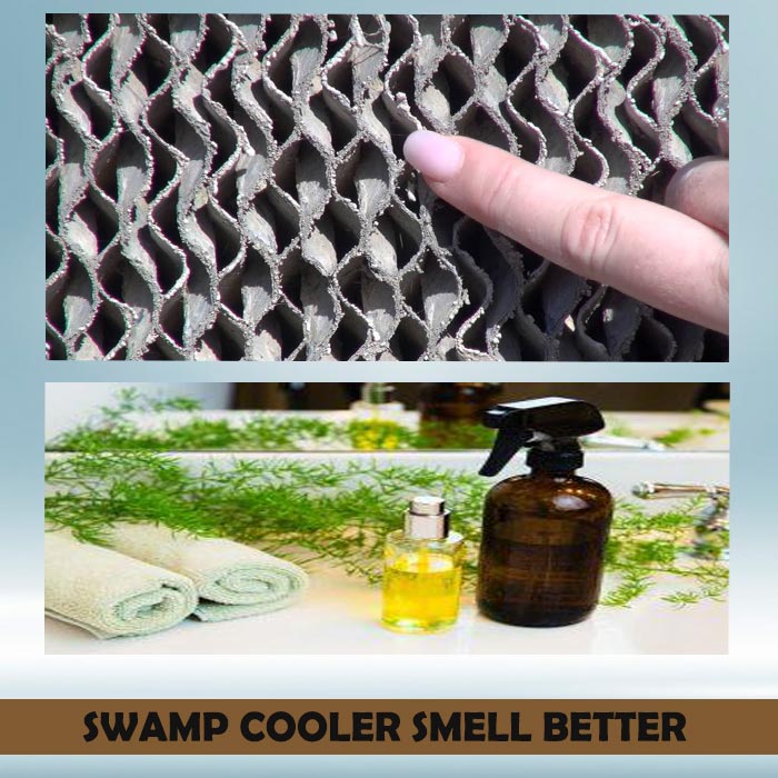 What can be done to improve the odor of swamp cooler water