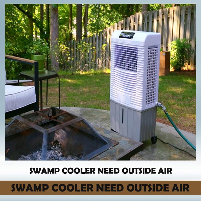 Does a swamp cooler need outside air